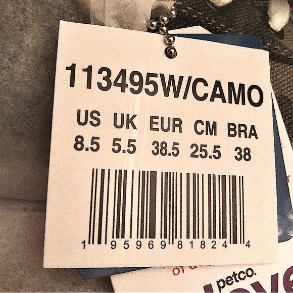 NWT Bobs by Skechers Troop Cute Camouflage Comfort Sneakers - Picture 5 of 7